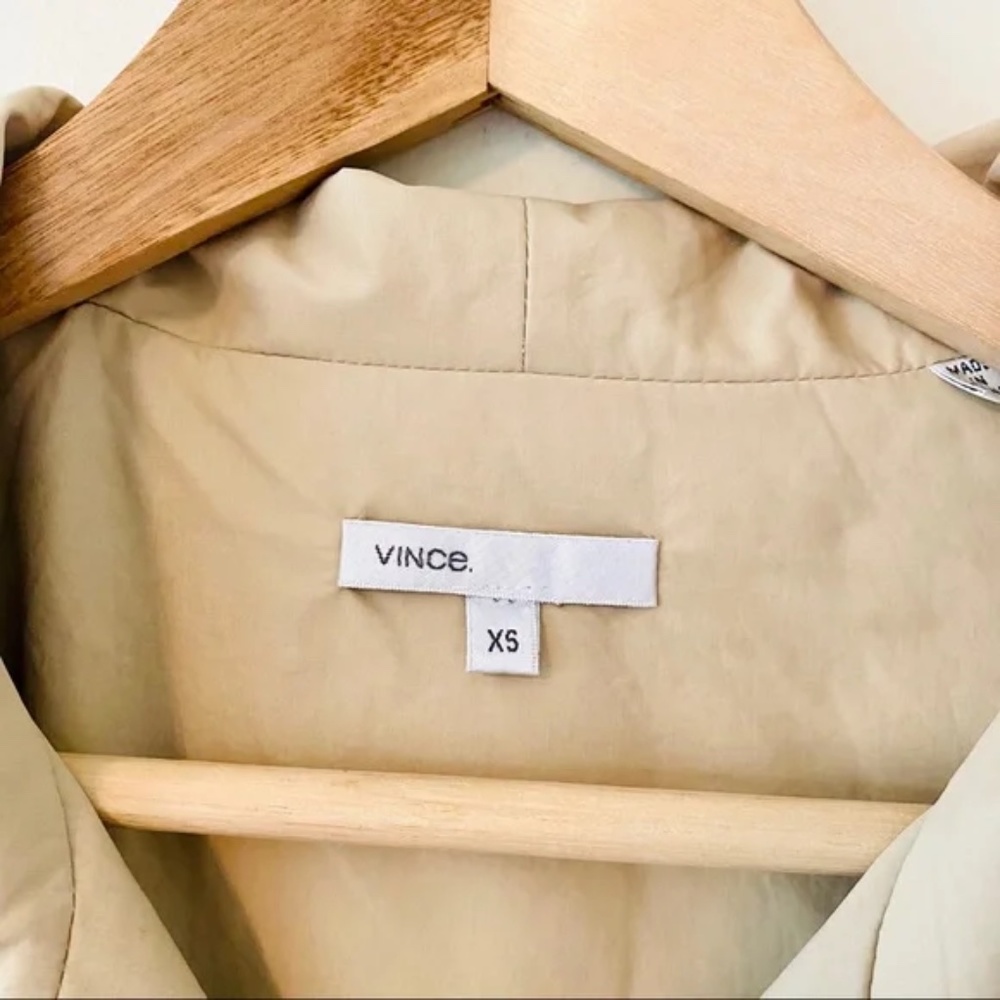 Vince jacket 3/4 sleeves summer lightweight coat size extra small xs - Picture 8 of 9